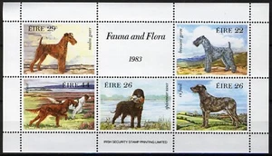 Ireland 1983, MS Irish Dogs MNH, Mi Bl 4 (510-14) cat €7,5 - Foto 1 di 1