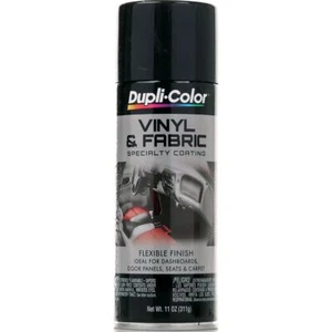 Dupli-Color Vinyl & Fabric Aerosol Spray Paint Gloss Black 311g HVP104 - Picture 1 of 2