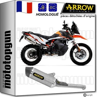 echappement approuve titanium c race-tech arrow pour ktm 890 adventure r 2021 21 - Photo 1/4