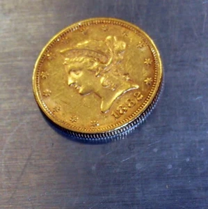 1882 "S" RARE $10.00 US GOLD FINE CONDITION 16.70 GRAMS DIA:26.75MM 6 AVAILABL - Picture 1 of 12