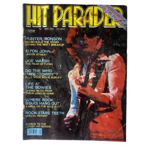 VTG Hit Parader Magazine September 1975 Ian Hunter GD Interior No Label - Picture 1 of 7