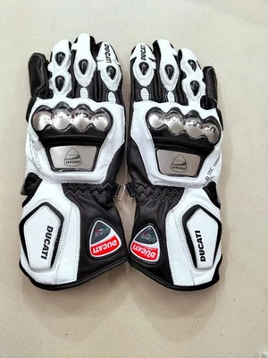 Ducati Motorcycle Gloves – Riding Biker Gloves Men’s Protective Street Gear - Image 1 of 2