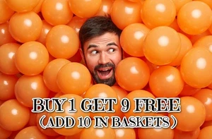 Orange & Lila Metallic Luftballons Halloween Party Dekoration Geburtstag Hochzeit UK - Bild 1 von 14