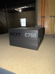 NZXT C750 750W 80+ Gold Power Supply – Fully Working – No Cables or Box - Afbeelding 1 van 4