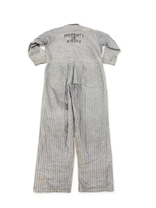 Vintage Adolphe Lafonte property of EBDIV workwear coveralls - Picture 1 of 8