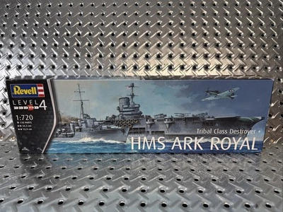 1:720 Revell Level 4 HMS ARK ROYAL Tribal Class Destroyer Nr. New In Box - Image 1 of 4