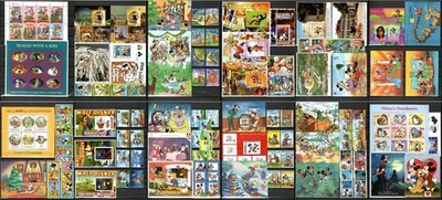 Composición de dibujos animados de Walt Disney [12] 50 diferentes juegos y s/s MNH #CNA348 Foto 1 de 4