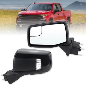 Left Driver Side Mirror Compatible With 2019-2025 Chevy With Power Glass Power F - Picture 1 of 6