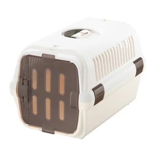 Richell: Medium Pet Travel Carrier II, White, Dogs & Cats, Collapsable - Picture 1 of 5