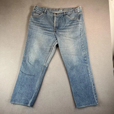 Vintage Levis Orange Tab Jeans Mens 42x30 643 90s Relaxed Straight Tag 44x34 - Image 1 of 4