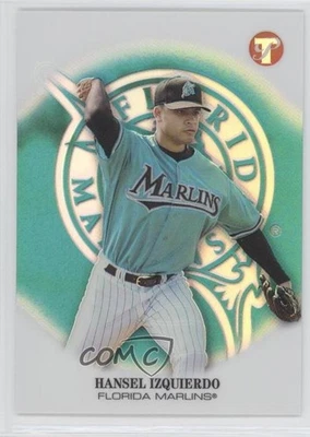 2002 Topps Pristine Refractor /1999 Hansel Izquierdo #196 Rookie RC - Image 1 of 2