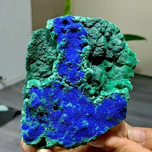 298G Best Natural Azurite/Malachite raw Crystal Mineral Specimen - Picture 1 of 21