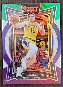 Carte NBA 2024-25 Select VERT BLANC VIOLET PRIZM #40 Austin Reaves LA LAKERS đ„ - Photo 1/2
