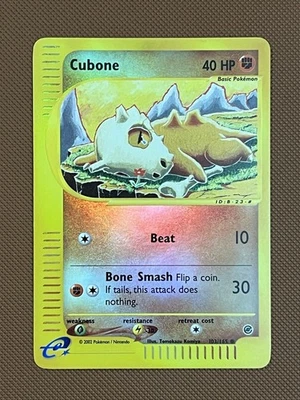 Pokémon Cubone Expedition Reverse Holo Rare Vintage Nintendo 103/165 NM Komiya - Image 1 of 4