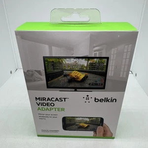 Belkin Miracast Video HDMI Adapter F7D7501 Works w Samsung WIN Laptop Mirror NEW - Picture 1 of 9