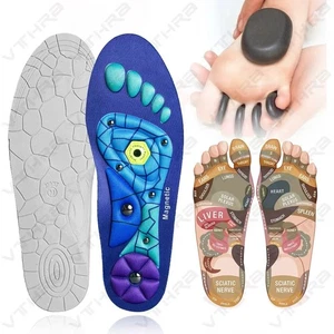 Soletta magnetoterapia digitopressione piedi cuscinetti massaggi scarpe inserti per uomo donna - Foto 1 di 9