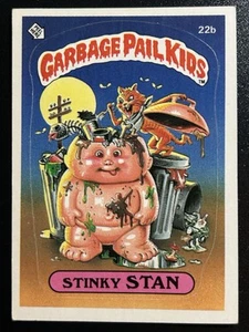 1985 Topps Garbage Pail Kids GPK Card First Series 1 OS1 Matte 22b Stinky Stan - Picture 1 of 7