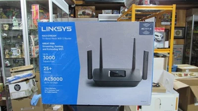 NEW SEALED Linksys AC3000 Max-Stream Tri-Band MR9000 Wi-Fi 5 Router  FREE QIK SH - Image 1 of 4