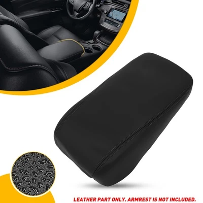 Se adapta a Toyota Avalon 2013-2018 consola central negra tapa reposabrazos cubierta cuero Foto 1 de 4