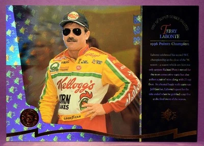 Terry Labonte 1997 Upper Deck SP Super Series 5x7 1996 Points Champion Checklist - Image 1 of 2