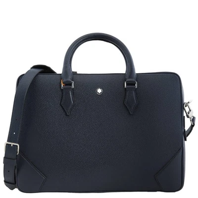 Maletín mediano Montblanc en cuero granulado 220034 Foto 1 de 4