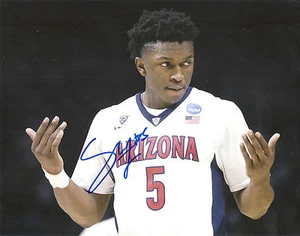 STANLEY JOHNSON 'DETROIT PISTONS' NBA 2015 SIGNED WILDCATS 8x10 PICTURE *COA 2 - Imagen 1 de 1