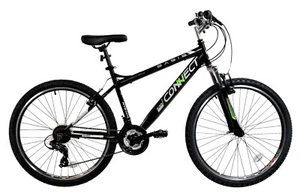 Basis Connect Mountain Bike 26" Wheel MTB Unisex 18 Speed Shimano Bicycle Black - Picture 1 of 9