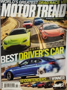 Motor Trend Nov 2018 Best Drivers Car Worlds Greatest Drag Race FREE SHIPPING CB - Picture 1 of 1
