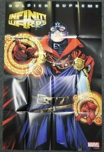 Folded Poster 24" x 36" Infinity Warps Soldier Supreme Marvel - Picture 1 of 1