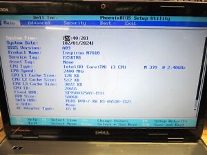 Dell Inspiron N7010 Laptop No OS