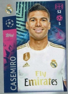 Topps Match Attax Champions League Sticker CL 19/20 Numéro 394 Casemiro Madrid - Picture 1 of 1