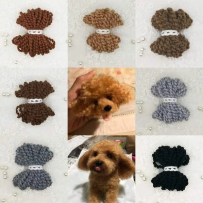 35g ( 7 Color ) Curly Hair Coils Needle Wool Felt Carded Sheep Wool Roving,Fiber - Image 1 of 4