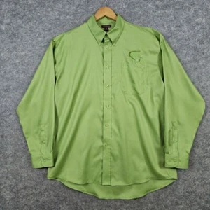 Red House Button Down Shirt Size XL Bud Light Lime Green Non-Iron Embroidered - Picture 1 of 11