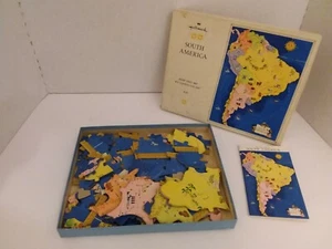 Vintage Hallmark South America puzzle 1963 - Picture 1 of 6
