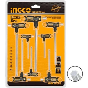 INGCO 8 Pcs T Handle Torx Keys Set - Picture 1 of 1