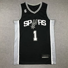 San Antonio Spurs ciudad edición #1 Wembanyama Baloncesto Jersey Stitched