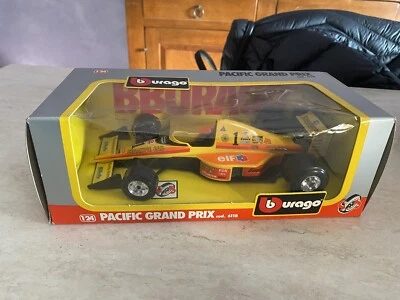 Splendida Burago F1 Pacific Grand Prix 1:24 Made in Italy 1997 da collezione - Immagine 1 di 4