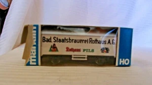 HO Scale Marklin Beer Reefer Car, Bad Staatsbrauerel Rothaus A.G., White #4437 - Picture 1 of 5