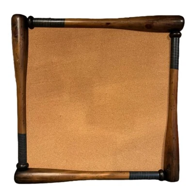 Pottery Barn Kids Baseball Bat Cork Board Home Decor MLB Wooden Bedroom Office - Image 1 of 4