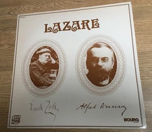 LP Lazare Emile Zola Alfred Bruneau Oratorio Rondeleux Bouvier EXC+ * - Picture 1 of 2