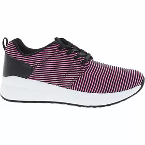 Lotto T4080 Womens DAY STRIPES AMF W Black White Sneakers Shoes Trainers UK 3.5 - Picture 1 of 7