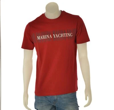 T-SHIRT UOMO MARINA YACHTING MANICA CORTA GIROCOLLO STAMPA COTONE ART. 251Y04005 Foto 1 de 4