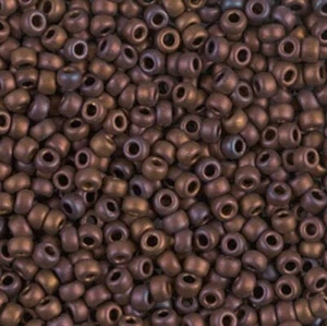 Miyuki Seed Beads 8/0 - Matte Metallic Dark Raspberry Iris - Picture 1 of 1
