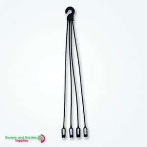 Universal Hanger 4-prong 360mm - Pack of 20 - (4-prong BLACK Plastic Hanger) - Picture 1 of 3