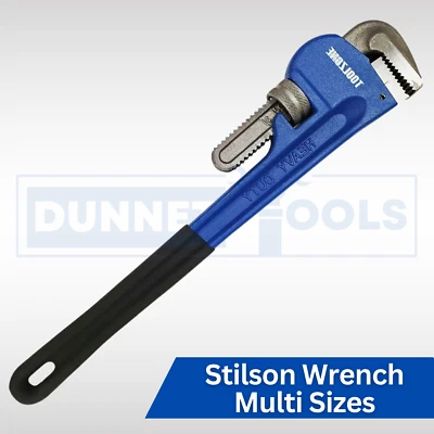Stillson Wrench Large HeavyDuty Adjustable Plumber Pipe Water Pump Plier 10"-48" - Image 1 of 4