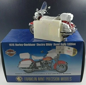 FRANKLIN MINT 1976 HARLEY-DAVIDSON ELECTRA GLIDE L.E. Maßstab 1:10 Druckguss Neu in OVP - Bild 1 von 12