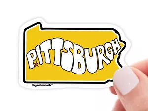Pittsburgh Pennsylvania Vinyl Sticker | Laptop Decal, Water Bottle - Picture 1 of 1