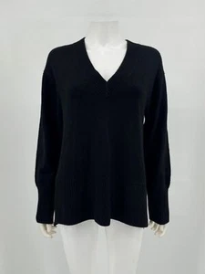 Vince Pullover schwarz weich warm Kaschmir entspannt gerippt Damen Gr. M NEU Neu mit Etikett N130 - Bild 1 von 4