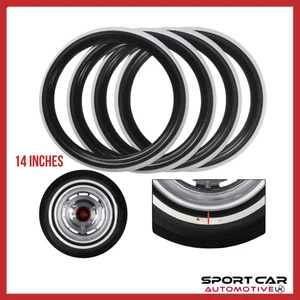 Side Car Tire 14 White Rim - Picture 1 of 6