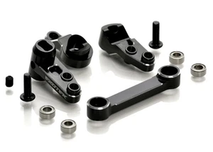 Exotek Racing 2030 Silver/Black 22S Drag HD Aluminum Steering Set - Picture 1 of 1